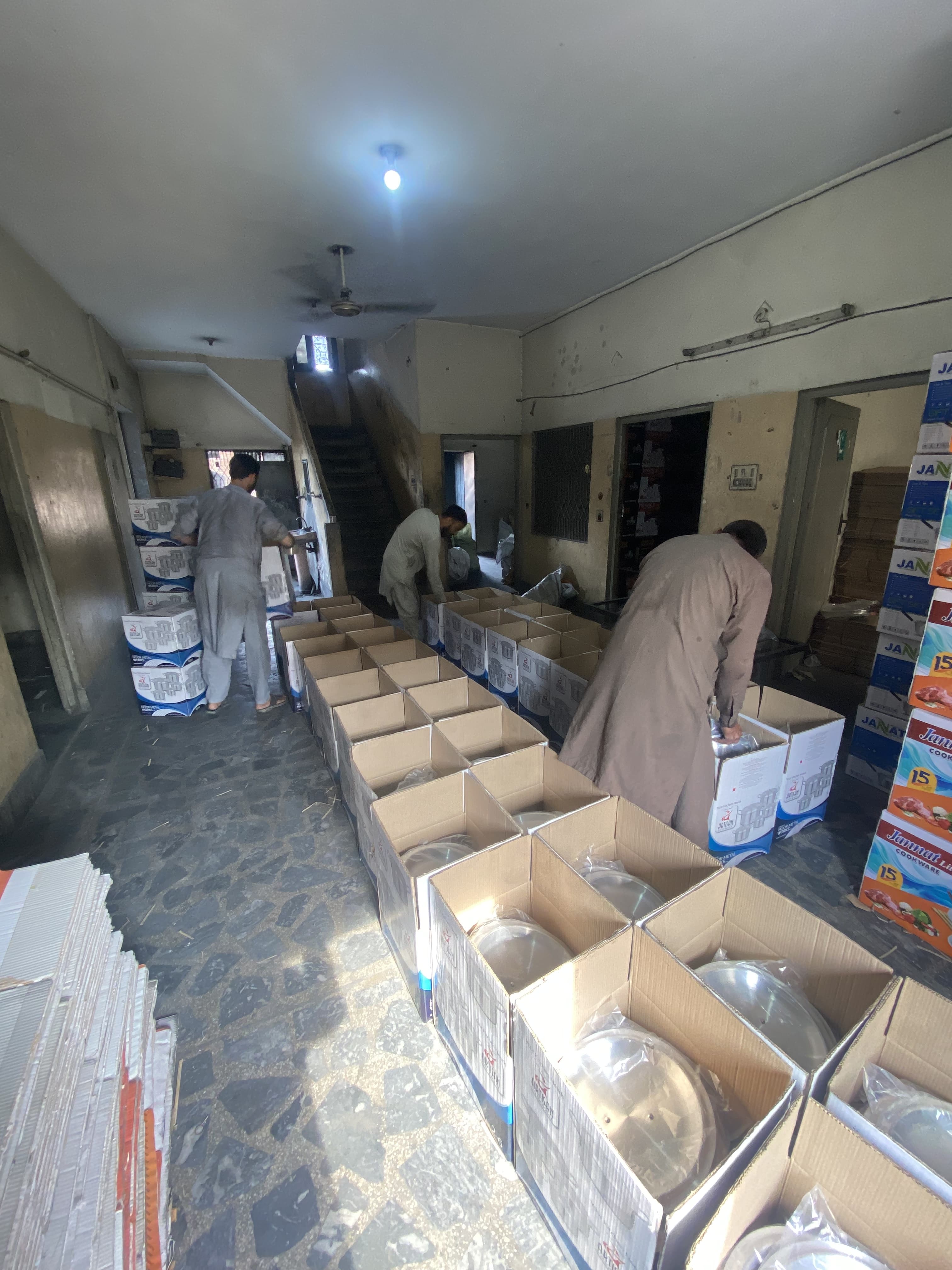 Jhanarich production activity on factory floor